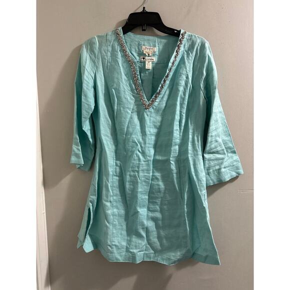 🔴Malvin Hamburg-Germany Tunic in turquoise size Medium‎ - Picture 1 of 7